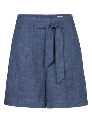 Herrlicher Lniane szorty w kolorze granatowym rozmiar: W26