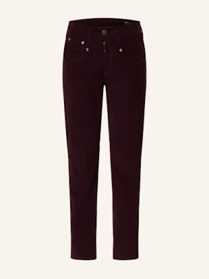 Herrlicher Spodnie Sztruksowe 7/8 Shyra rot