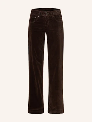 Herrlicher Spodnie Sztruksowe Edna braun