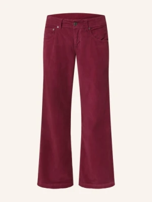 Herrlicher Spodnie Sztruksowe Edna rot