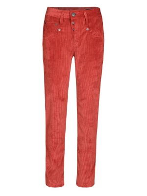 Herrlicher Spodnie sztruksowe w kolorze czerwonym rozmiar: W25