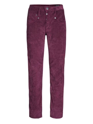 Herrlicher Spodnie sztruksowe w kolorze fioletowym rozmiar: W26
