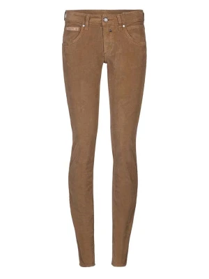 Herrlicher Spodnie "Touch" w kolorze karmelowym rozmiar: W27/L32