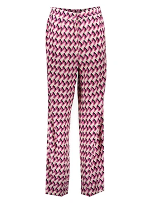 Herrlicher Spodnie w kolorze biało-czarno-różowym rozmiar: XS