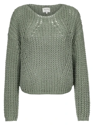 Herrlicher Sweter "Coviny" w kolorze zielonym rozmiar: L