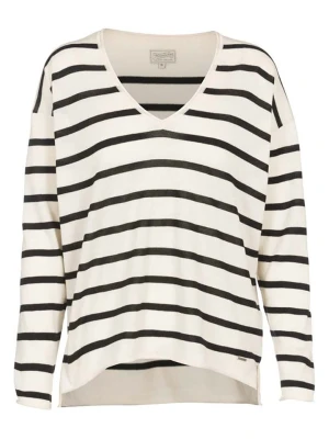 Herrlicher Sweter w kolorze kremowo-czarnym rozmiar: L