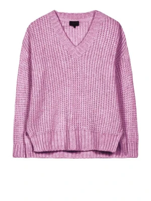 Herrlicher Sweter w kolorze różowym rozmiar: XL