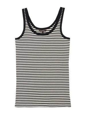 Herrlicher Top w kolorze czarno-białym rozmiar: XS