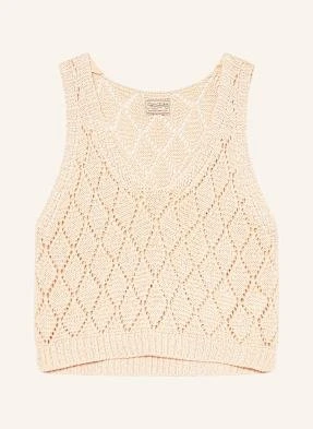 Herrlicher Top Z Dzianiny Tonie beige