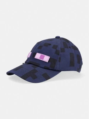Herschel czapka bejsbolówka bawełniana Minecraft Sylas granatowy