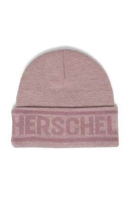 Herschel czapka kolor różowy