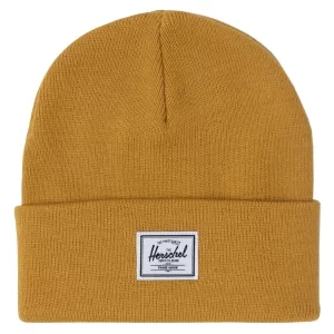 Herschel Elmer Beanie 1065-1807, Męskie, Żółte, czapki, akryl, rozmiar: One size