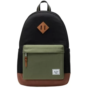 Herschel Heritage Backpack 11383-06427, Unisex, Czarne, plecaki, poliester, rozmiar: One size