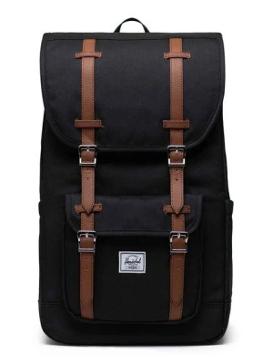 Herschel plecak 11390-00001-OS Little America Backpack kolor czarny duży gładki