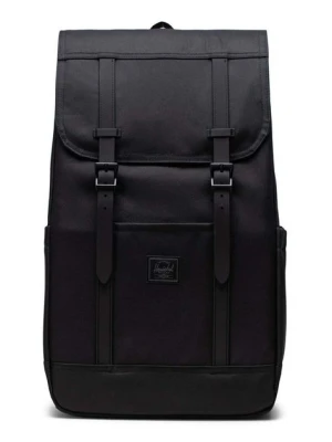 Herschel Plecak 11397-05881-OS Retreat Backpack kolor czarny duży gładki