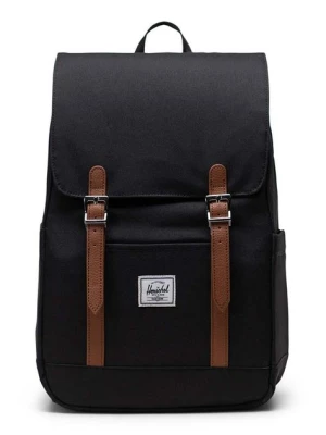 Herschel plecak 11400-00001-OS Retreat Small Backpack kolor czarny duży gładki