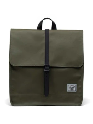 Herschel plecak City Backpack kolor zielony duży gładki