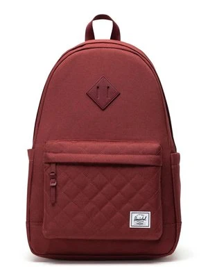 Herschel plecak Heritage Backpack kolor bordowy duży gładki 11383-06501-OS