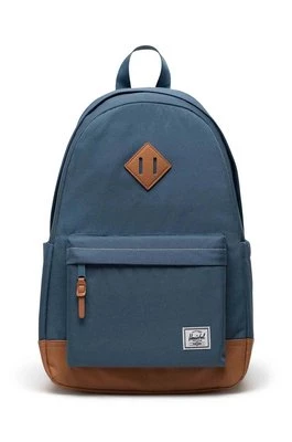 Herschel plecak Heritage Backpack kolor niebieski duży gładki