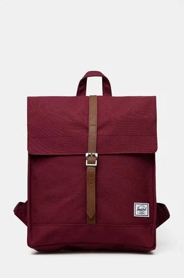 Herschel plecak kolor bordowy duży gładki 10486-00746-OS