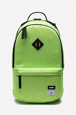 Herschel plecak kolor zielony duży gładki Prince Partnership Collection 11040-05490 11040.05490-ZIELONY
