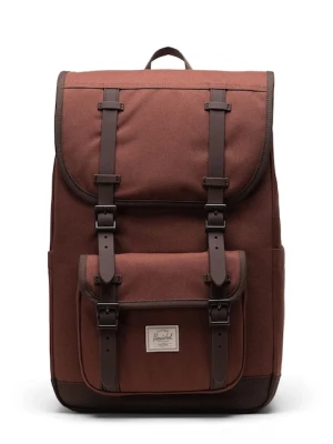 Herschel plecak Little America™ 21 L kolor brązowy duży gładki 11391-07127-OS
