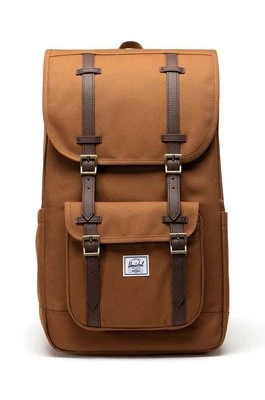 Herschel plecak Little America Backpack kolor szary duży gładki