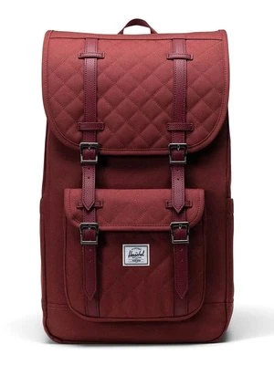 Herschel plecak Little America kolor bordowy duży gładki 11390-06501-OS