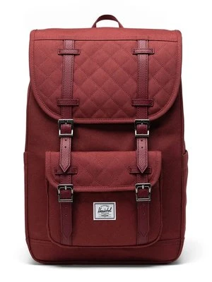 Herschel plecak Little America kolor bordowy duży gładki 11391-06501-OS