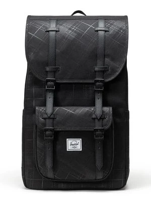 Herschel plecak Little America kolor czarny duży gładki 11390-06495-OS