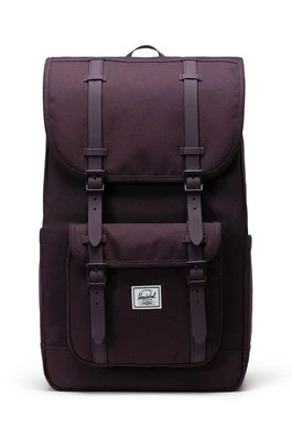 Herschel plecak Little America kolor fioletowy duży gładki 11390-06223-OS