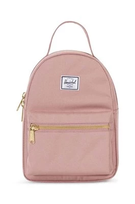 Herschel plecak Nova Mini kolor różowy mały gładki 10501-02077-OS