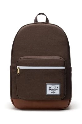 Herschel plecak Pop Quiz Backpack kolor brązowy duży gładki 11405-06499-OS