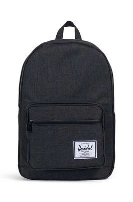 Herschel plecak Pop Quiz Black Crosshatch kolor czarny duży gładki 10011-02093-OS