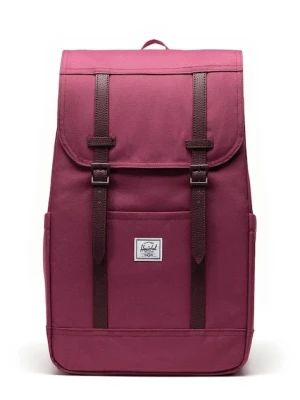 Herschel plecak Retreat™ 23 L kolor różowy duży gładki 11397-06793-OS
