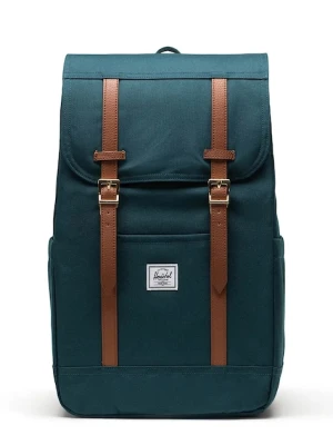 Herschel plecak Retreat™ 23 L kolor zielony duży gładki 11397-06551-OS