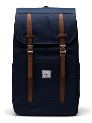 Herschel plecak Retreat™ kolor granatowy duży gładki