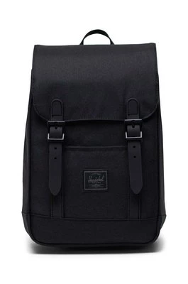 Herschel plecak Retreat Mini Backpack kolor czarny duży gładki