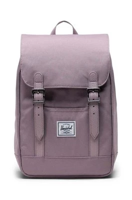 Herschel plecak Retreat Mini Backpack kolor różowy duży gładki