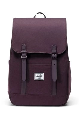 Herschel plecak Retreat Small Backpack kolor fioletowy duży gładki 11400-06223-OS