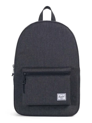 Herschel plecak Settlement Black Crosshat kolor czarny duży gładki 10005-02093-OS