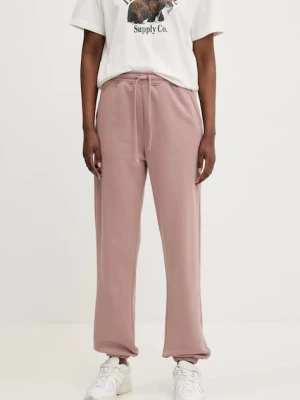 Herschel spodnie dresowe bawełniane