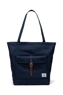 Herschel torebka 11401-00007-OS Retreat Tote kolor granatowy