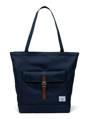 Herschel torebka 11401-00007-OS Retreat Tote kolor granatowy