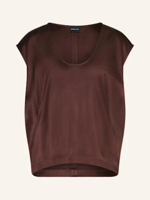 Herskind Bluzka Bez Rękawów Tove Z Satyny braun