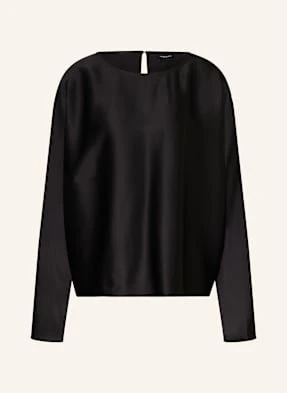 Herskind Bluzka Candy Z Satyny schwarz
