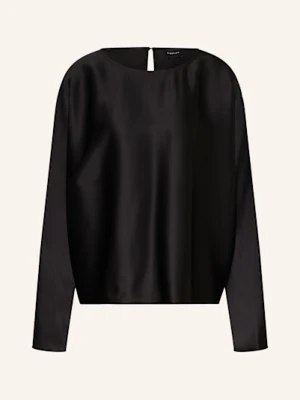 Herskind Bluzka Candy Z Satyny schwarz