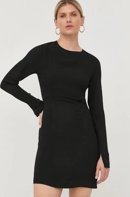 Herskind sukienka kolor czarny mini dopasowana