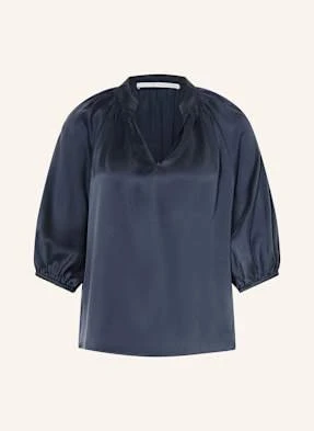Herzen's Angelegenheit Bluzka Jedwabna Z Rękawem 3/4 blau