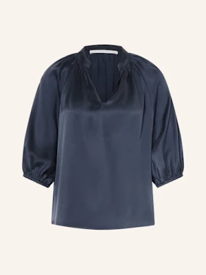 Herzen's Angelegenheit Bluzka Jedwabna Z Rękawem 3/4 blau